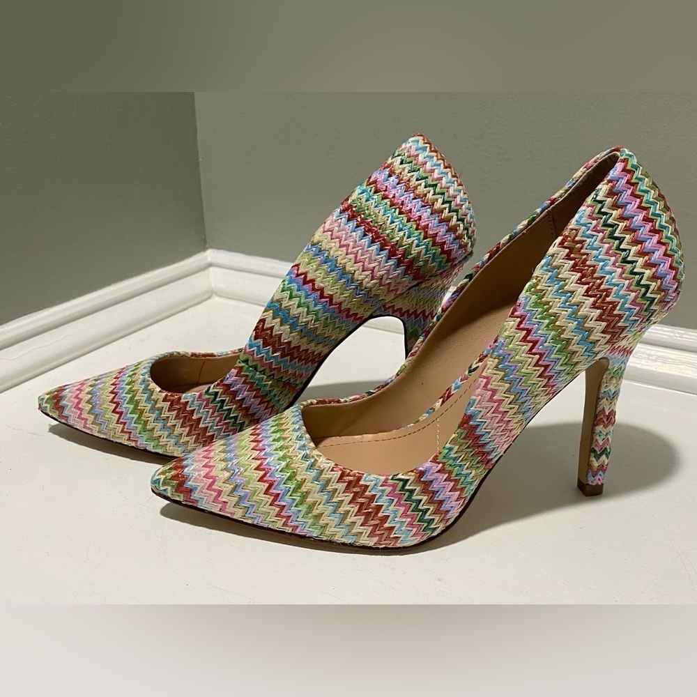 Charles David Women’s Multicolored Stripped High … - image 1